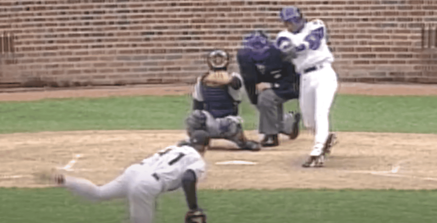 Image of Sammy Sosa, highlighting his polarizing presence in baseball history.